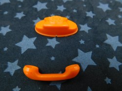 orange telephone view